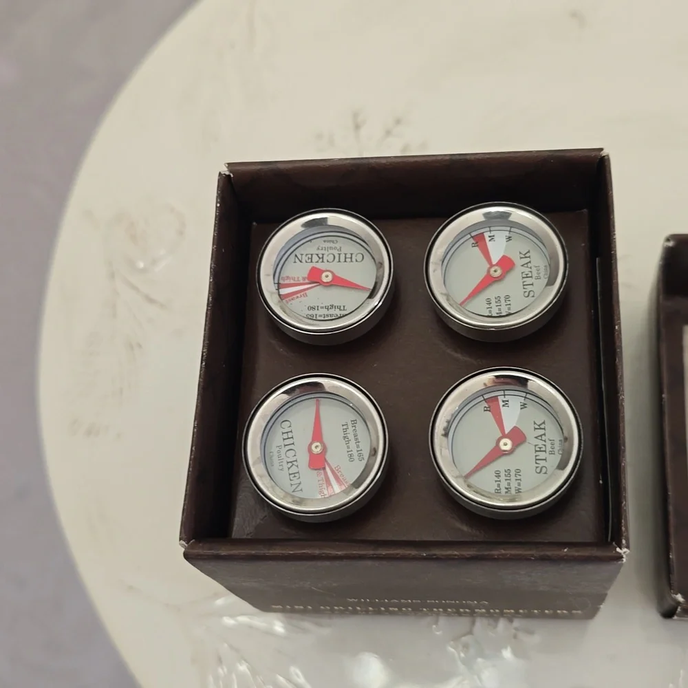 Wiliams Sonoma Set Of 4 Mini Grilling Thermometers
